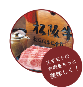 スギモトのお肉をもっと美味しく！